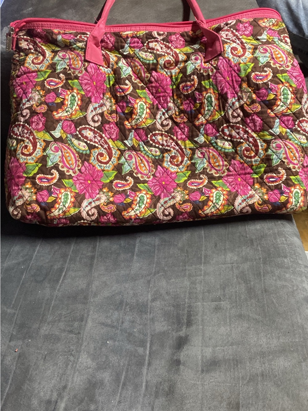 Pink Paisley Quilted Tote - Women Skirt Category Accessory